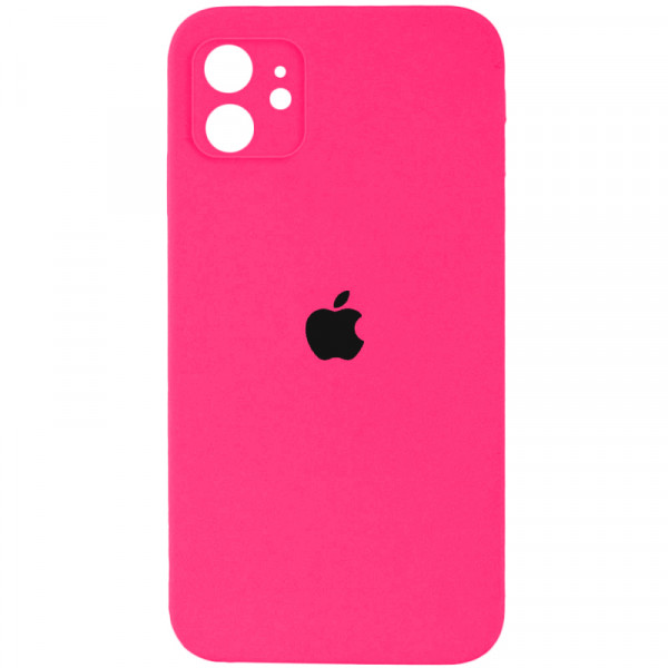 Чохол для смартфона Silicone Full Case AA Camera Protect for Apple iPhone 11 23,Shiny Pink