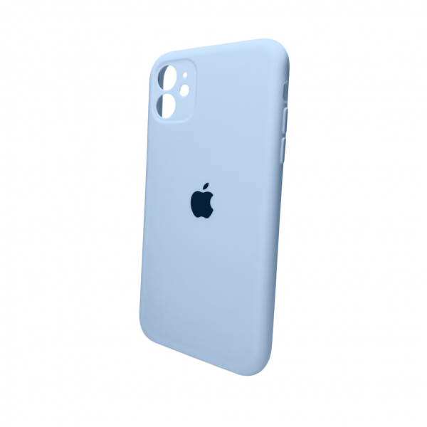 Чохол для смартфона Silicone Full Case AA Camera Protect for Apple iPhone 11 Pro кругл 27,Mist Блакитний