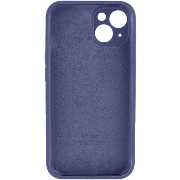 Чохол для смартфона Silicone Full Case AA Camera Protect for Apple iPhone 13 7,Dark Блакитний