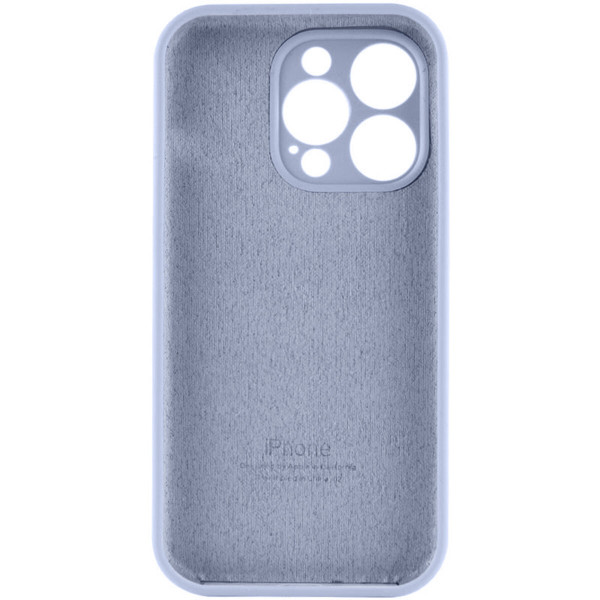 Чохол для смартфона Silicone Full Case AA Camera Protect for Apple iPhone 14 Pro Max 53,Sierra Блакитний