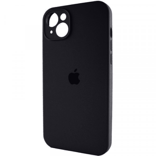 Чохол для смартфона Silicone Full Case AA Camera Protect for Apple iPhone 15 14,Чорний