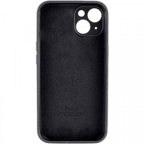 Чохол для смартфона Silicone Full Case AA Camera Protect for Apple iPhone 15 14,Чорний