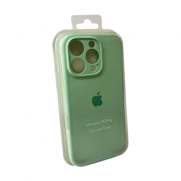 Чохол для смартфона Silicone Full Case AA Camera Protect for Apple iPhone 16 Pro Max 51,Avokado Green