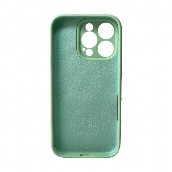 Чохол для смартфона Silicone Full Case AA Camera Protect for Apple iPhone 16 Pro Max 51,Avokado Green