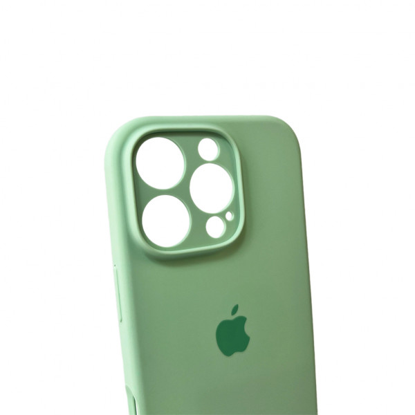 Чохол для смартфона Silicone Full Case AA Camera Protect for Apple iPhone 16 Pro Max 51,Avokado Green