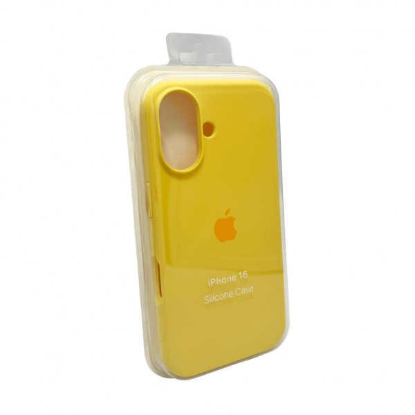Чохол для смартфона Silicone Full Case AA Open Cam for Apple iPhone 16 4,Yellow