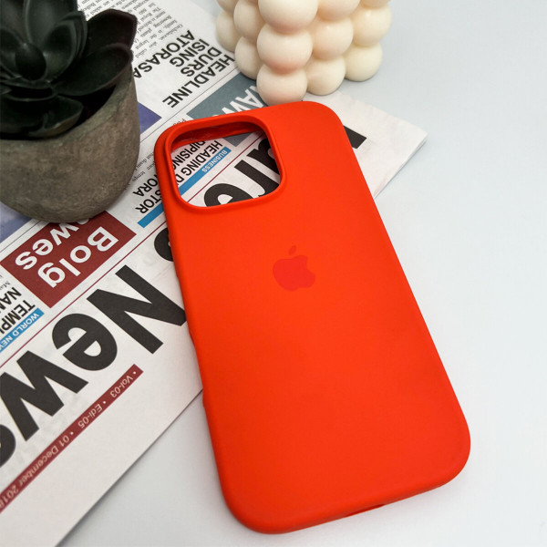 Чохол для смартфона Silicone Full Case AA Open Cam for Apple iPhone 16 Pro Max 2,Apricot