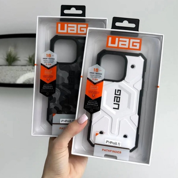 Чохол для смартфона UAG AAA Pathfinder Mag for Apple iPhone 14 Pro Max Army Білий