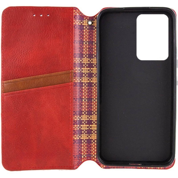 Чохол-книжка для смартфона Rubic Leather for Xiaomi Червонийmi 13 4G Червоний