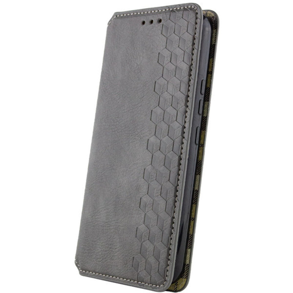 Чохол-книжка для смартфона Rubic Leather for Xiaomi Червонийmi Note 13 Pro 4G Grey