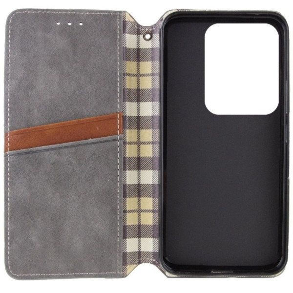 Чохол-книжка для смартфона Rubic Leather for Xiaomi Червонийmi Note 13 Pro 4G Grey