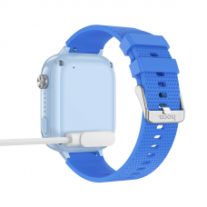 Дитячий cмарт-годинник Hoco Y101 46mm. SIM 4G. Wi-Fi. 680 mAh. IP65 Blue (6942007626439)