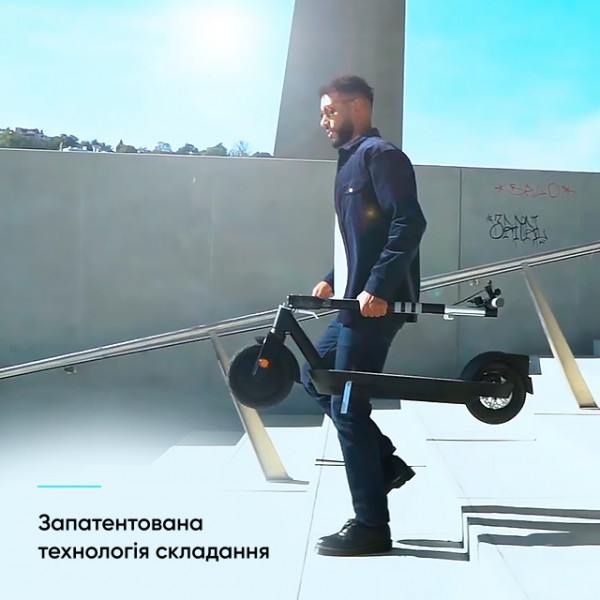 Електросамокат OKAI ES30-NEON PRO Чорний 10", 350(700)W, 14,7Ah, 80km, 25kmh, 25%, NFC, App, 21kg