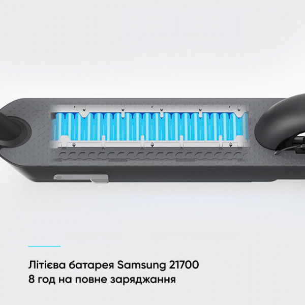 Електросамокат OKAI ES30-NEON PRO Чорний 10", 350(700)W, 14,7Ah, 80km, 25kmh, 25%, NFC, App, 21kg