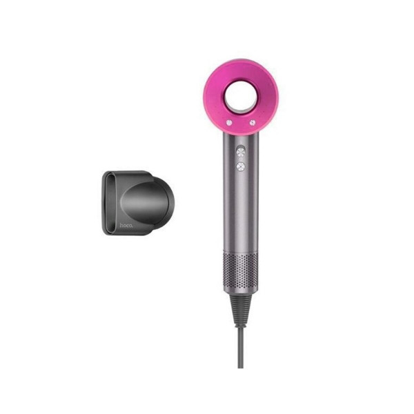 Фен HOCO HP11 Plus High-speed negative ion hair dryer Rose Червоний