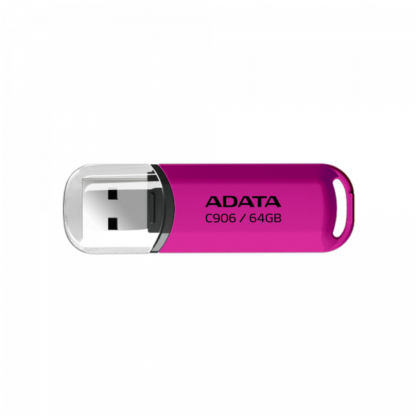 Флеш-накопичувач ADATA USB 2.0 C906 64Gb Purple Pink (AC906-64G-RPP)