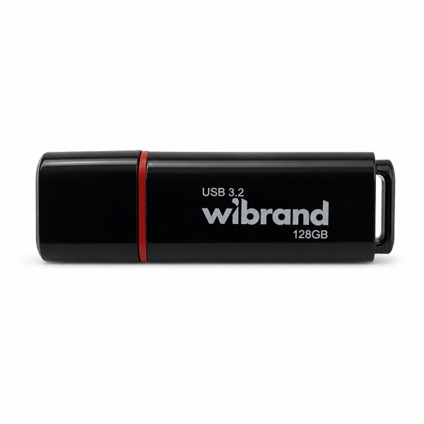 Флеш-накопичувач Wibrand USB 3.2 Gen1 Scarab 128GB Black (WI3.2/SC128P11B)