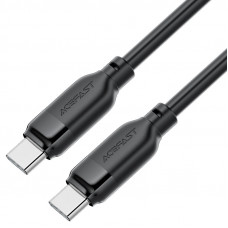 Кабель ACEFAST C16-03, Type-C to Type-C, 60W, 1.2m, TPE, TPU connectors, Black (6974316283805)