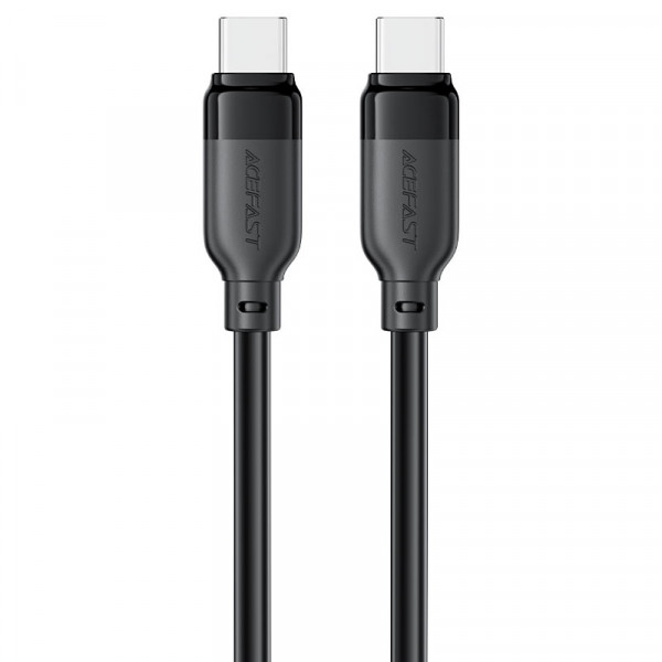 Кабель ACEFAST C16-03, Type-C to Type-C, 60W, 1.2m, TPE, TPU connectors, Black (6974316283805)