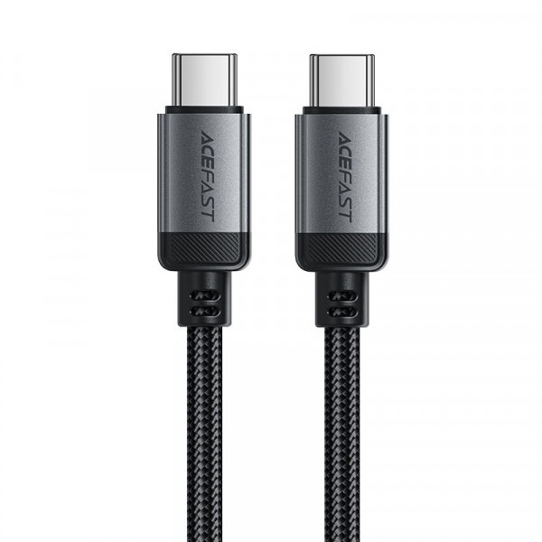 Кабель ACEFAST C20-03 USB-C to USB-C aluminum alloy charging data cable Black (6974316283775)