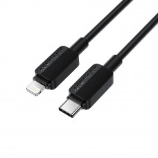 Кабель ACEFAST C26-01 USB-C to L PVC charging data cable Black (6974316287087)
