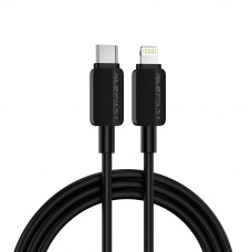 Кабель ACEFAST C26-01 USB-C to L PVC charging data cable Black (6974316287087)