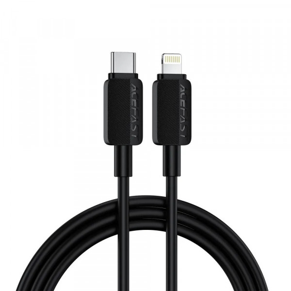 Кабель ACEFAST C26-01 USB-C to L PVC charging data cable Black (6974316287087)