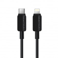 Кабель ACEFAST C26-01 USB-C to L PVC charging data cable Black (6974316287087)