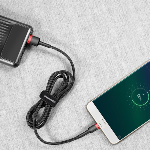 Кабель Baseus cafule Cable USB For Micro 2A 3m Red+Black