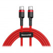 Кабель Baseus Cafule USB Cable Type-C-Type-C 3A 2m Red (CATKLF-H09)