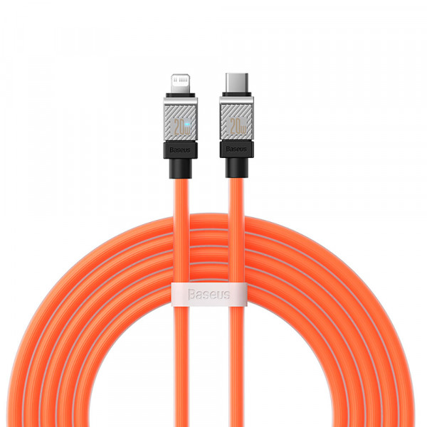 Кабель Baseus CoolPlay Series Fast Charging Cable Type-C to iP 20W 2m Orange
