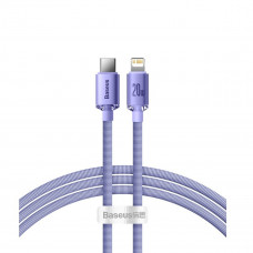 Кабель Baseus Crystal Shine Series Fast Charging Data Cable Type-C to iP 20W 2m Purple