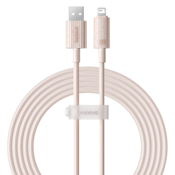 Кабель Baseus Habitat Series Fast Charging Cable Type-C to iP 20W 2m Wheat Pink