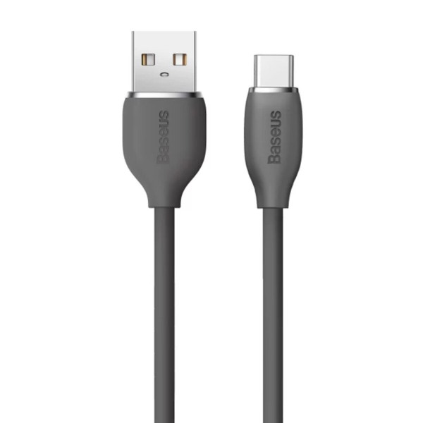 Кабель Baseus Jelly Liquid Silica Gel Fast Charging Data Cable USB to Type-C 100W 1.2m Black