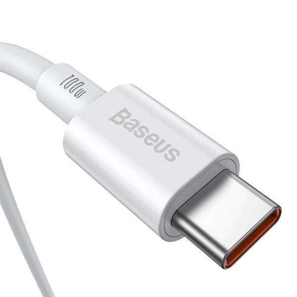 Кабель Baseus Superior Series Fast Charging Data Cable Type-C to Type-C 100W 2m White