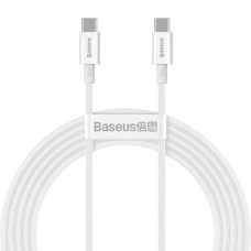 Кабель Baseus Superior Series Fast Charging Data Cable Type-C to Type-C 100W 2m White