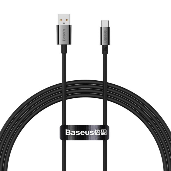 Кабель Baseus Superior Series Fast Charging Data Cable USB to Type-C 100W 1.5m Cluster Black
