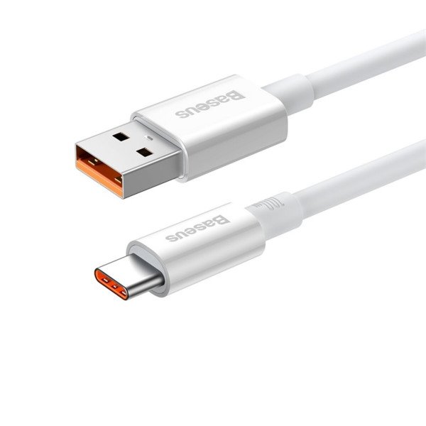 Кабель Baseus Superior Series Fast Charging Data Cable USB to Type-C 100W 1.5m Moon White