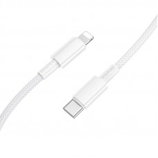 Кабель BOROFONE BX117 Source PD charging data cable iP White (6941991120114)