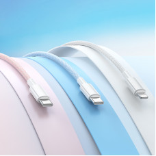 Кабель BOROFONE BX117 Source PD charging data cable iP White (6941991120114)