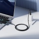 Кабель BOROFONE BX123 Leya silicone charging data cable Type-C Black (6941991124211)