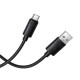 Кабель BOROFONE BX123 Leya silicone charging data cable Type-C Black (6941991124211)