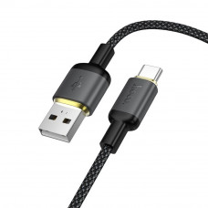 Кабель HOCO X128 Benefit charging data cable Type-C Black (6942007681094)