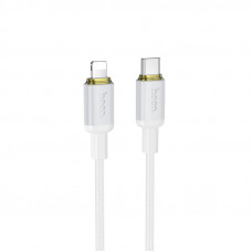 Кабель HOCO X128 Benefit PD30W charging data cable iP White (6942007681063)