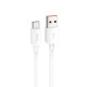 Кабель HOCO X96 Hyper 100W charging data cable Type-C White (6931474799111)