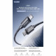 Кабель REMAX Phantom aluminum alloy light fast charging braided data cable 1.2M CB01(C-C) (6954851235071)