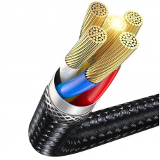 Кабель Usams US-SJ522 U71 Type-C to Lightning 20W PD Fast Charging 2m black