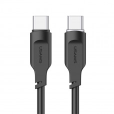 Кабель Usams US-SJ567 Type-C To Type-C PD 100W Data Cable Lithe Series 1.2m Чорний