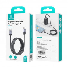 Кабель Usams US-SJ704 60W Magnetic Data Cable Type-C To Type-C-Rui Series 1m tarnish