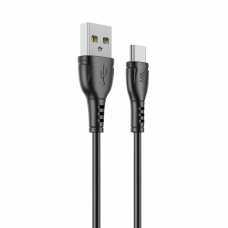 Кабель Wibrand Boa PVC charging data cable Type-C 1m Black (WI.DC/BO1B-UC)